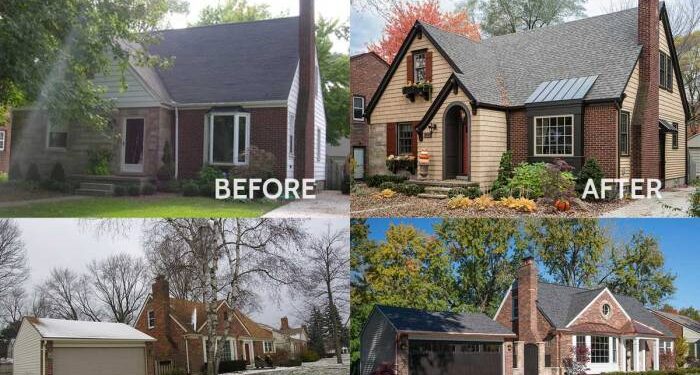 Exterior Remodel Before And After Before And After Home Remodel
